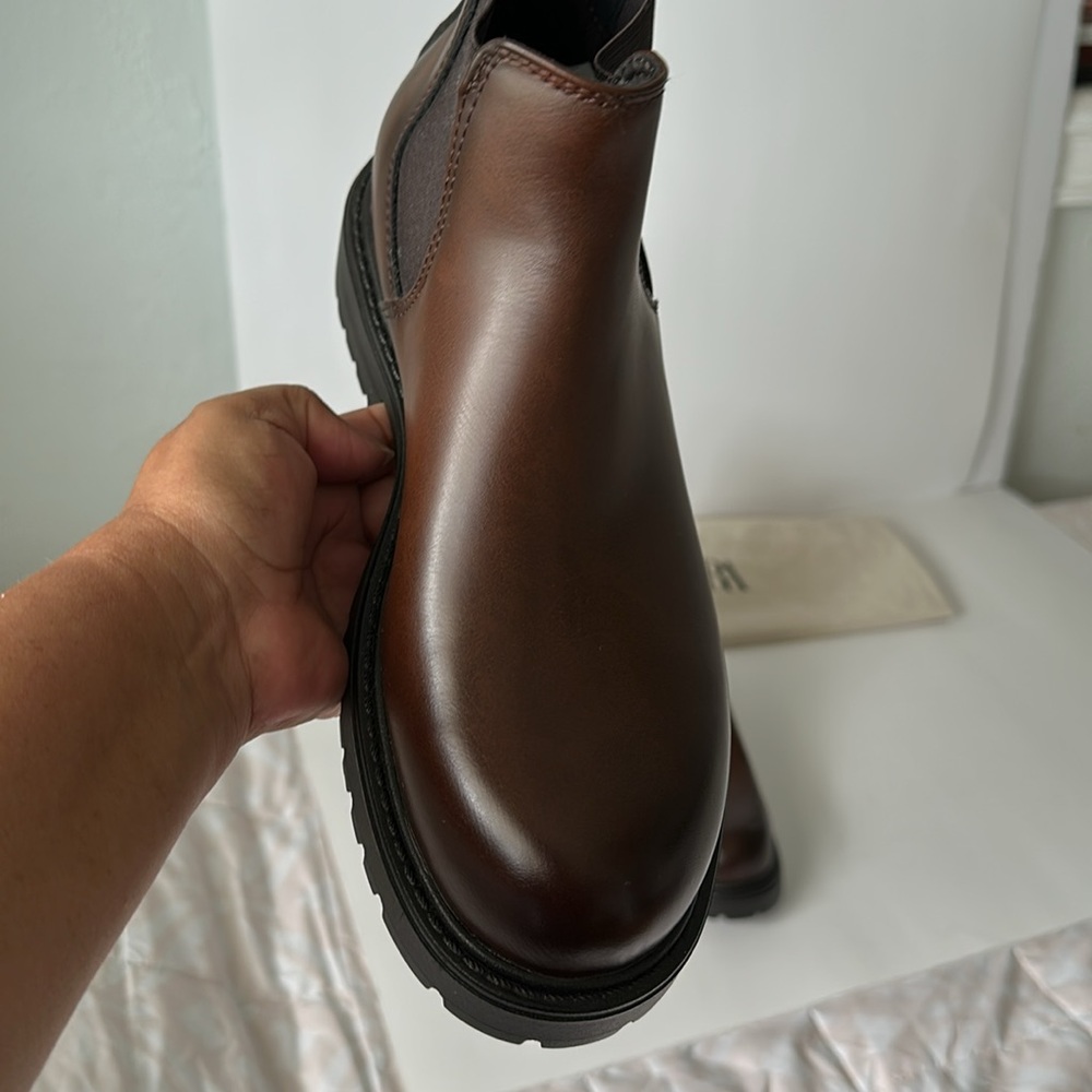 Zara Men's Dark Brown Chelsea Style Ankle Boots - Picture 14 of 17
